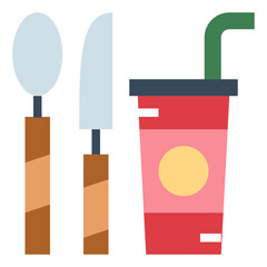 food flat icon style