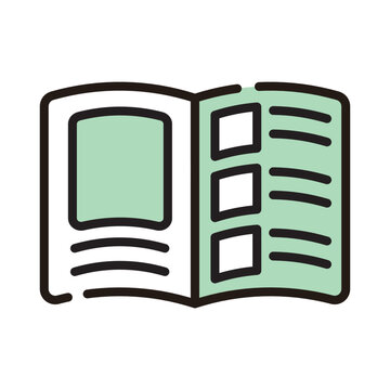 カタログ　雑誌　アイコン