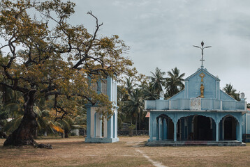 Delft Island, Sri Lanka : St Mary's Catholic Church on Delft Island