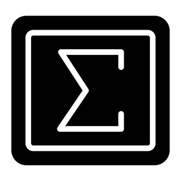 sigma glyph icon