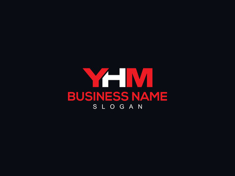 Creative Alphabet Letter YHM y h m Logo