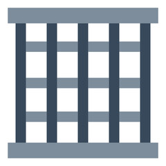 cage flat icon style