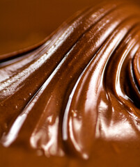 The texture of hazelnut butter. 