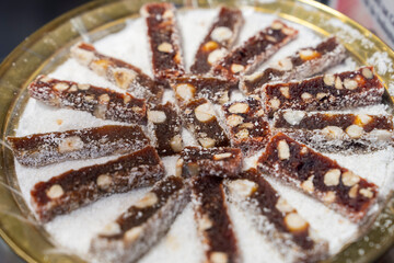 Colorful Turkish Delight Photo, Grand Bazaar Eminonu, Fatih Istanbul, Turkey