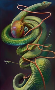 snake in the water