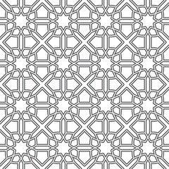 PNG seamless islamic pattern. Background illustration. Seamless girih pattern. Traditional Islamic Design. Mosque decoration element. Seamless geometric pattern. Ornamental pattern.