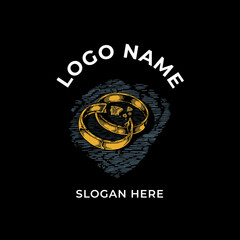 Fototapeta premium Broken Ring Logo