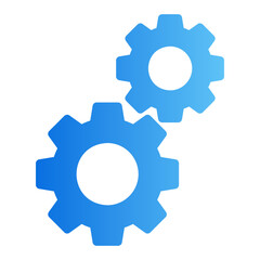 gear gradient icon