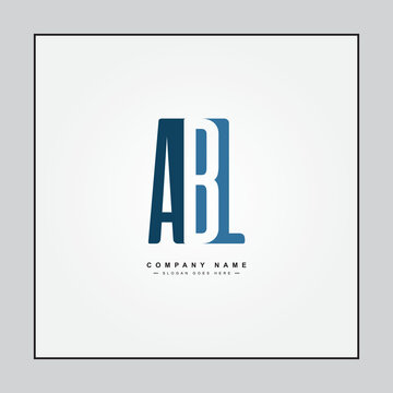 Simple Business Logo for Initial Letter ABL - Alphabet Logo