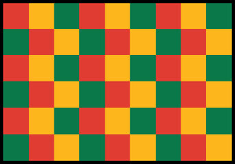 Black History Month Checkered Colored Backgrounds. African American History. Annual Event. Vector Illustration Design Graphic.