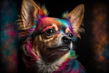 chihuahua colorful