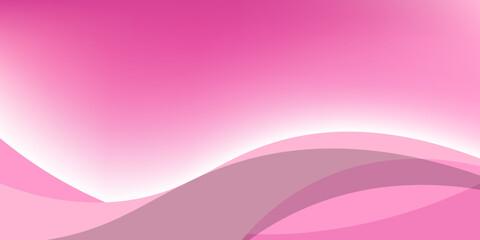 Abstract gradient pink with wave style