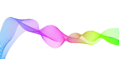 Abstract flowing wave lines. Design element for technology, science, modern concept.vector eps 10