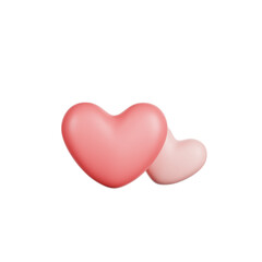 valentine heart 3d Illustration