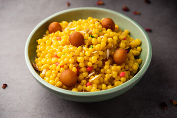 Diljani is a traditional Indian sweet, creamy and sweetened milk, garnished with nuts and spices.