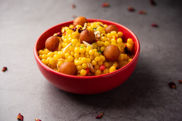 Diljani is a traditional Indian sweet, creamy and sweetened milk, garnished with nuts and spices.