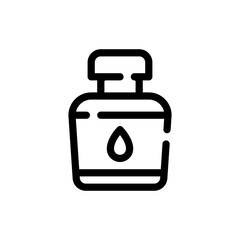 ink bottle line icon