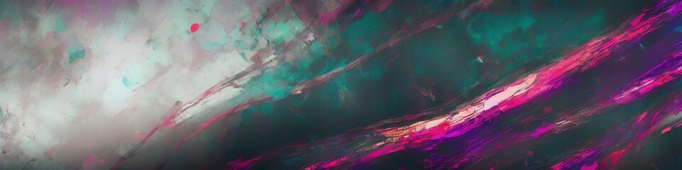 Obraz na płótnie Canvas Ultrawide abstract textured background desktop wallpaper, grunge, vivid colors