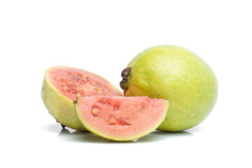 guava isolated on white background.