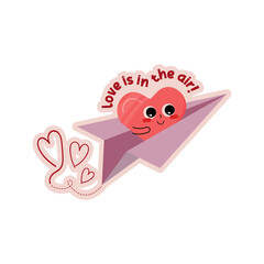 Valentines Day Label Stickers Element
