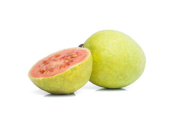 guava isolated on white background.