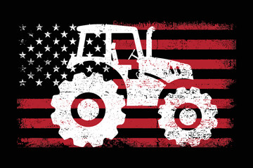 Patriotic Tractor Design