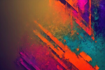 Fototapeta premium Abstract background desktop wallpaper, grunge, vivid colors