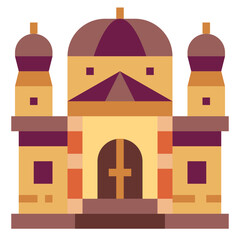 basilica flat icon style