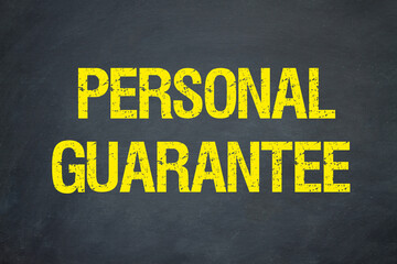 Personal Guarantee	