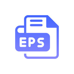 eps flat gradient icon