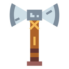 Axe flat icon style
