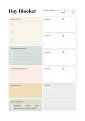 Time Blocking Planner, Time Boxing, Time Management, Printable Planner