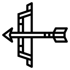 arrow line icon style