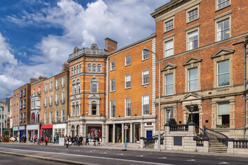 Fototapeta na wymiar Street in Dublin, Ireland