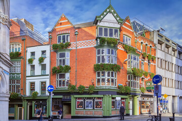 Fototapeta premium Street in Dublin, Ireland