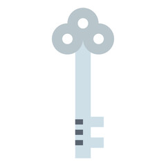 key flat icon style
