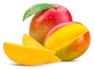 Mango isolated on white background