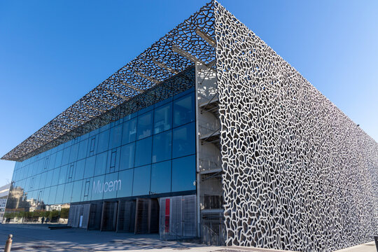 Mucem (Mus&eacute;e des Civilisations de l'Europe et de la M&eacute;diterran&eacute;e) &agrave; Marseille