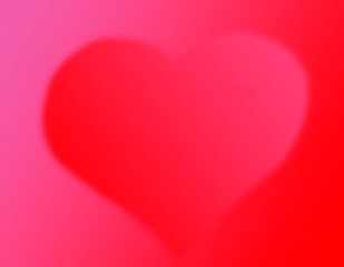 Digital background illustration red heart