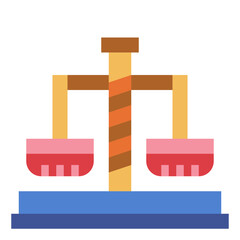 merry go round flat icon style