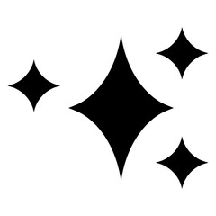 Fototapeta premium star element icon silhouette