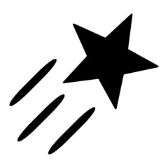 star element icon silhouette