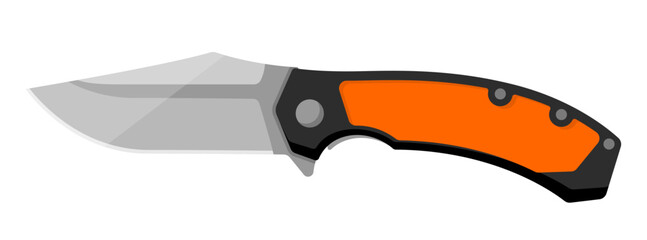 Jackknife. Cute jackknife isolated on white background. Vector illustration