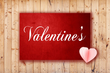 valentines day vintage lettering background