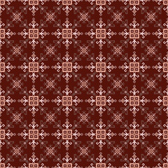 Beautiful ornament ethnic ukrainian embroidery seamless pattern.