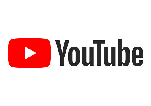 Youtube Logo isoliert transparent Hintergrund