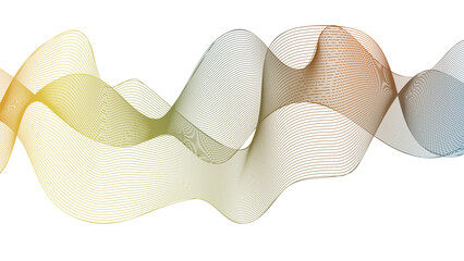 Vector background with abstract wavy lines for dynamic compositions in modern design
