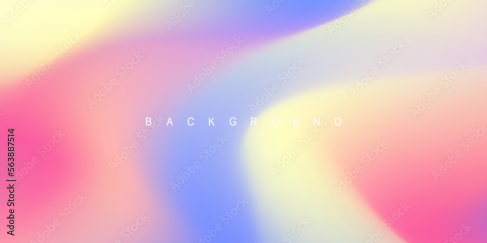 Poster abstract sky pastel rainbow gradient background. innovation modern background design for cover. land