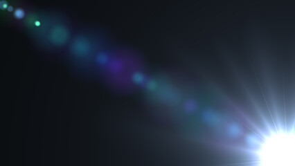 綺麗なフレアの素材。オーバレイ素材。かっこいいデザインに