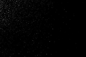 Abstract black background with sparkles and shadows. Fluidity, waves, glitter, fluid, glitter, shimmer. Stars, stardust, space, outer space, comets, placer.